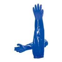 LUVA PVC INTERIOR ALGODÃO C/MANGUIT 62CM 666 LONG